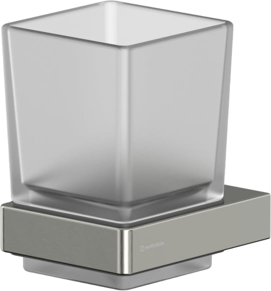 Стакан WHITECROSS Cubo CU2430NIB брашированный никель