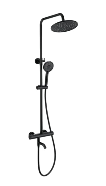 Душевая стойка Wonzon & Woghand INN 4 WW-B3047-A1-MB, матовая черная