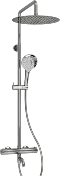 Душевая стойка Wasserkraft Berkel A188.116.101.010.CH Thermo, с термостатом, хром