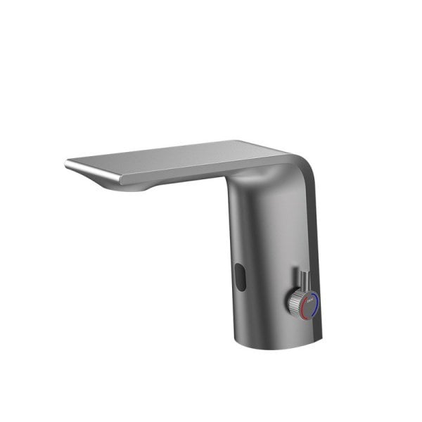 Смеситель для раковины Black&White Gravity 7101GM сенсорный, gun metal