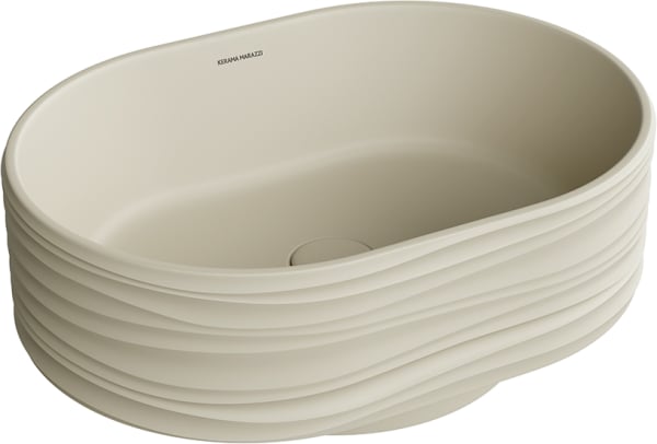 Накладная раковина KERAMA MARAZZI Sabbia 50 песочная матовая