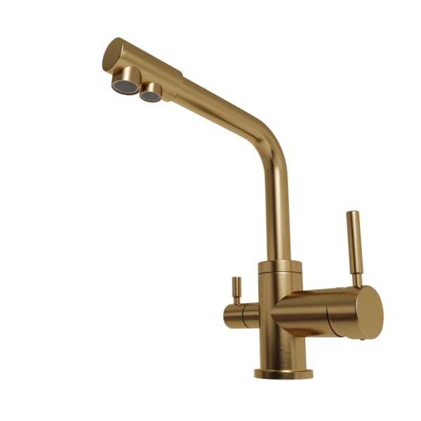 Смеситель для кухни Emar PVD ECB - 3003N PVD Golden