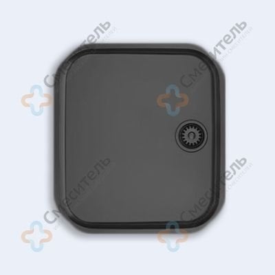 Мойка VARIANT 80 MONARCH ANTHRACITE 395X350 в компл. с выпуском без сифона, ,