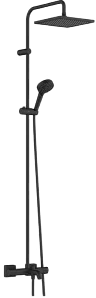 Душевая стойка Hansgrohe Vernis Shape Showerpipe 240 26900670, черный матовый