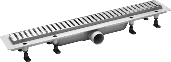 Душевой трап (лоток) Plastbrno DESIGN 3 SZA3850 с решеткой и опорами