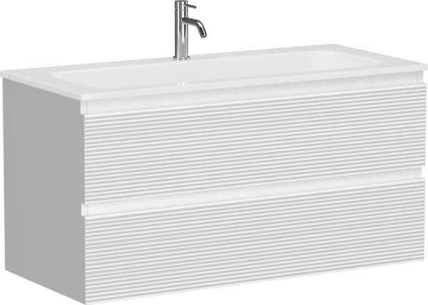 Тумба под раковину Sancos Folk 100 подвесная Bianco (белый), FL100W