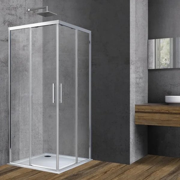 Душевой уголок Vincea Soft VSS-3SO900CL 90x90, профиль хром, стекло прозрачное