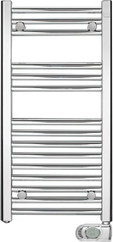 Полотенцесушитель электрический Zehnder Aura PBECZ-080-040/MQ CR 80x40 хром