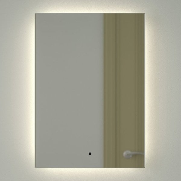 Зеркало Defesto Glow DF 2504R 50х70 с LED-подсветкой, 4 500 K, инфракрасный выключатель