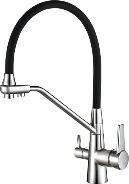 Смеситель для кухни Steel Hammer SH 903-6 Cr с гибким изливом