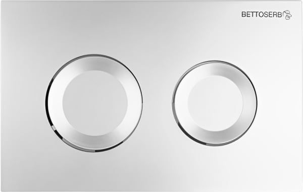 Кнопка смыва BETTOSERB Sava Fix Slim Sitnica 40006468 хром матовый