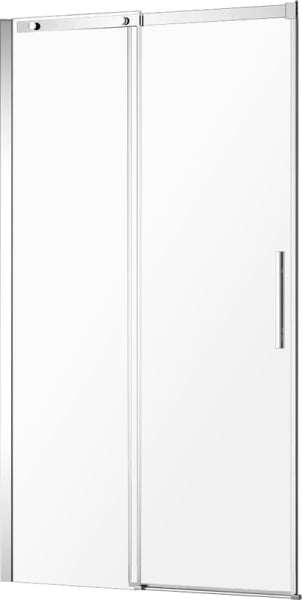 Душевая дверь в нишу AQUAme AQM4803-12 120 см, профиль хром, стекло прозрачное