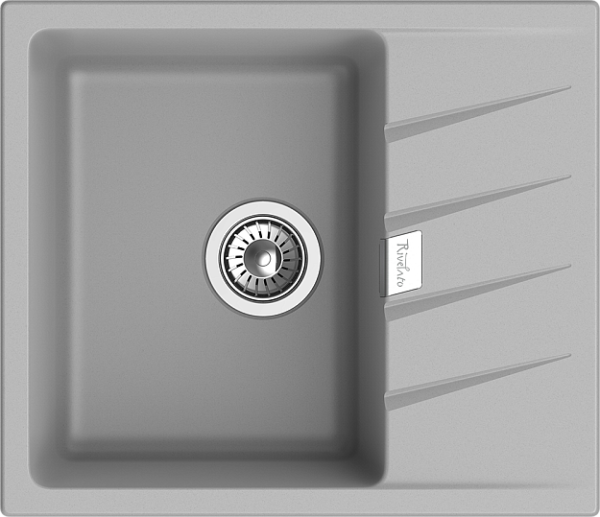 Мойка кухонная Rivelato Raum RM-58 grigio metallizzato