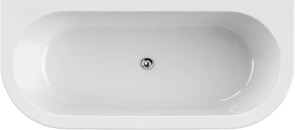 Акриловая ванна Cezares Slim 180x80 см, SLIM WALL-180-80-60-W37-SET