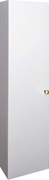 Шкаф-пенал для ванной Armadi Art NeoArt белый с ручкой Drop золото