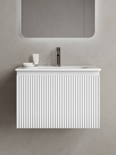 Тумба под раковину Sancos Snob R 1.0 60 подвесная Bianco (белый), SNR1.060W