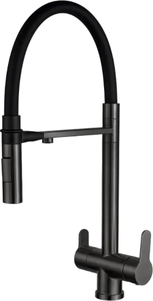 Смеситель для кухни Zorg Sanitary SZR-3030 GRAFIT черный
