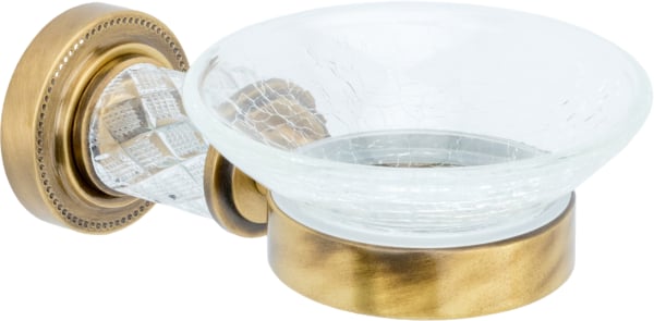 Мыльница Boheme Murano Cristal 10903-CRST-BR бронза