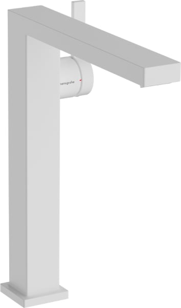 Смеситель для раковины Hansgrohe Tecturis E 240 Fine 73070700 матовый белый