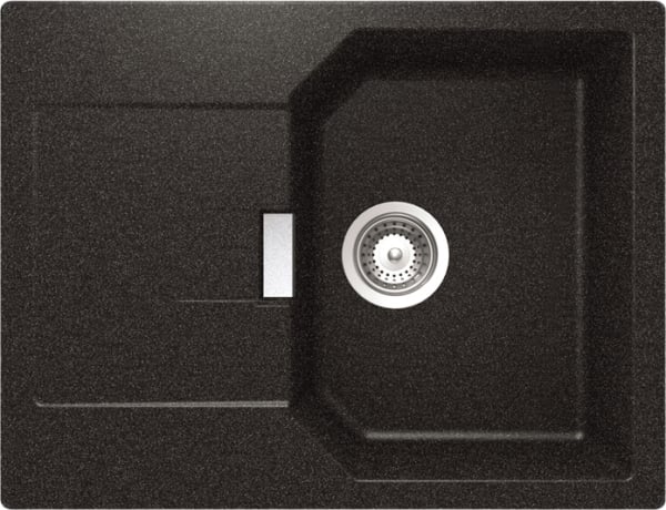 Мойка кухонная Schock Manhattan 45D Cristalite оникс
