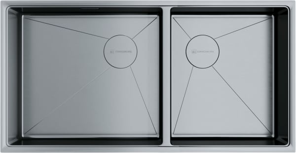 Мойка кухонная Omoikiri Taki 85-2-LB-U/IF-IN нержавеющая сталь