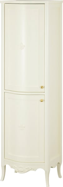 Шкаф-пенал для ванной Migliore Bella 26657 L, avorio, золото