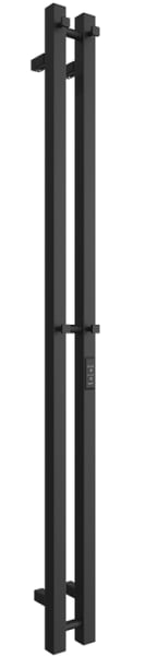 Полотенцесушитель электрический Двин X-2 plaza neo 140х80, матовый черный