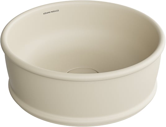 Накладная раковина KERAMA MARAZZI Circo 36 песочная матовая