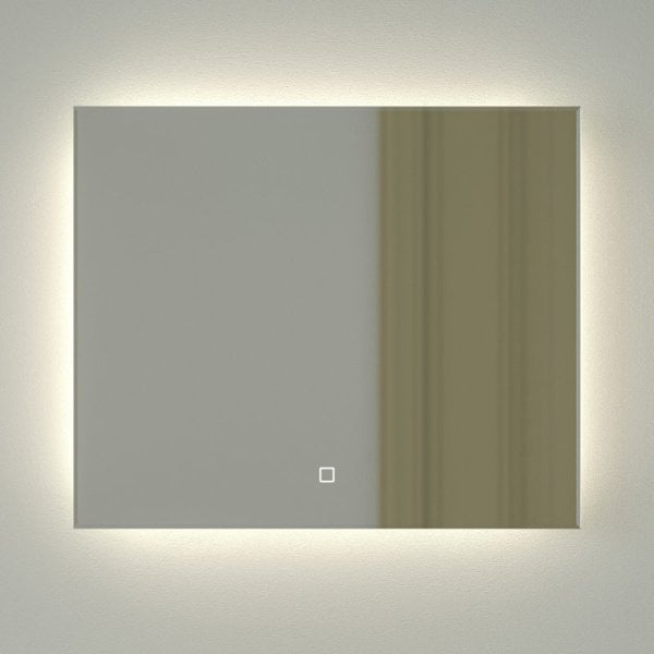 Зеркало Defesto Glow DF 2503SH 60х50 с LED-подсветкой, 4 500 K, сенсорный выключатель