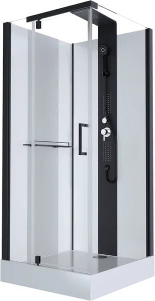 Душевая кабина Black&White Galaxy G8702 900х900х2170, с низким поддоном