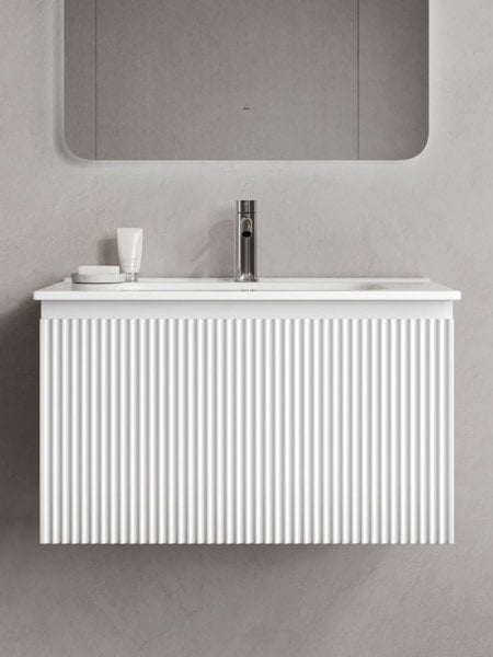 Тумба под раковину Sancos Snob R 1.0 70 подвесная Bianco (белый), SNR1.070W