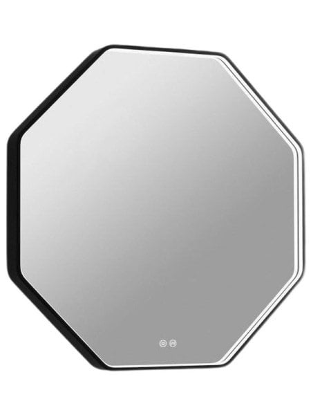 Зеркало в ванную с подсветкой Esbano ES-3311XD 80x80 см для ванной комнаты восьмигранное, со встроен