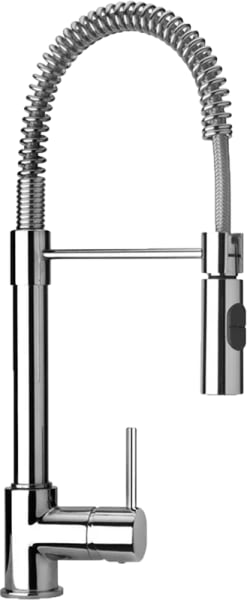 Смеситель для кухни Paini Cox 78CR557PEKM с гибким изливом