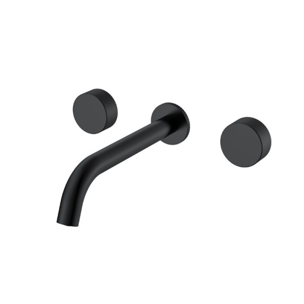 Смеситель для раковины Boheme Stick spirale 152-2-B.4 С ВНУТРЕННЕЙ ЧАСТЬЮ, black