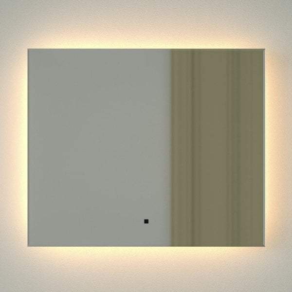 Зеркало Defesto Glow DF 2513RH 60х50 с LED-подсветкой, 3000 K, инфракрасный выключатель