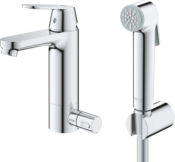 Смеситель для раковины Grohe 24191000 с гигиеническим душем, хром