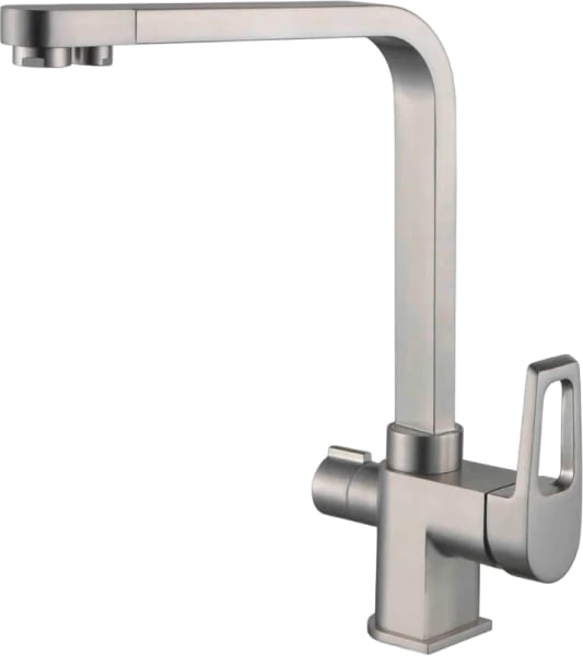 Смеситель для кухни Zorg Sanitary ZR 334 YF-NICKEL никель