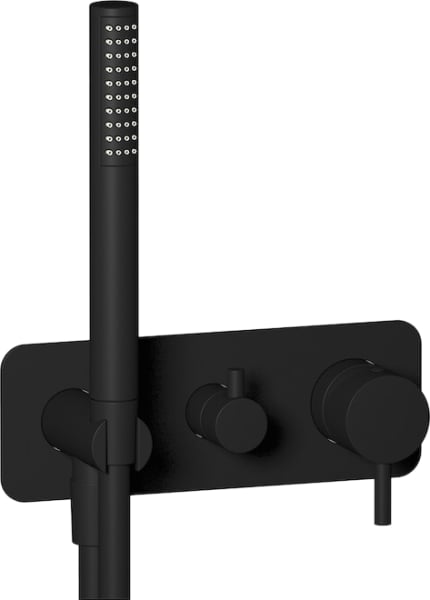 Встраиваемый смеситель IB Rubinetterie Milanotorino EMT314NP matt black