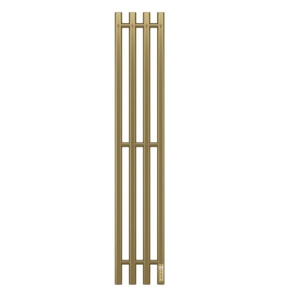 Полотенцесушитель электрический APEXTERMO Луна LN10113GL 110x18 см с крючками, матовое золото