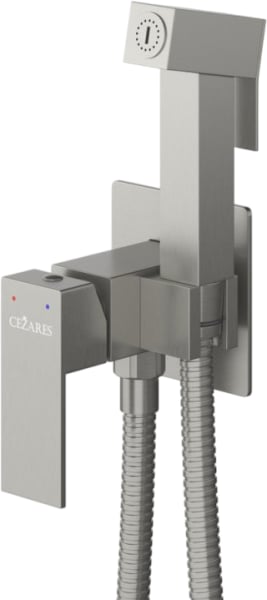 Гигиенический душ Cezares Slider SLIDER-DIF-IN С ВНУТРЕННЕЙ ЧАСТЬЮ, сатин