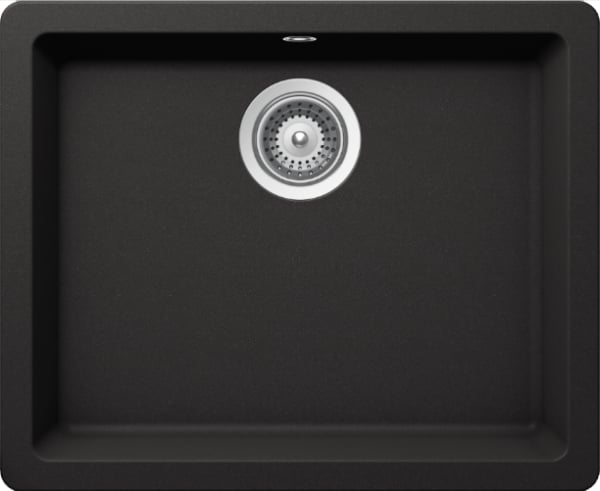 Мойка кухонная Schock Quadro 701047U 60 (N-100) Cristalite неро