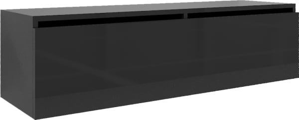 Тумба Armadi Art Flat Valessi Uno-S 140 антрацит глянец