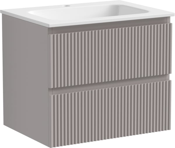 Тумба под раковину Sancos Snob R 60 подвесная Doha soft (пыльная роза), SNR60SM