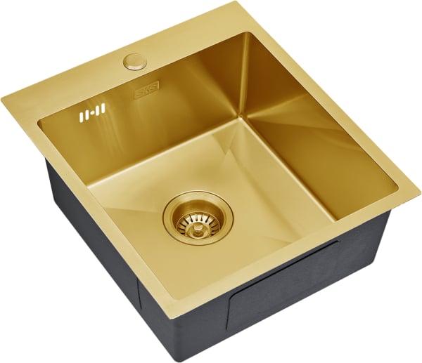 Мойка кухонная S.K.Sanitary SKS 4551 BRONZE с сифоном