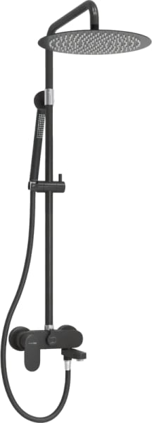 Душевая стойка Wasserkraft Elbe 7400 A174.160.217.CB, черная
