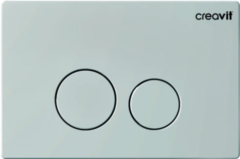Кнопка смыва Creavit Terra GP9002.07 холодный серый