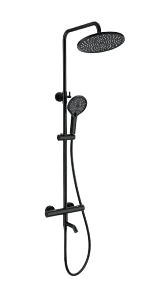 Душевая стойка Wonzon & Woghand INN 3 WW-B3065-T1-MB, матовая черная