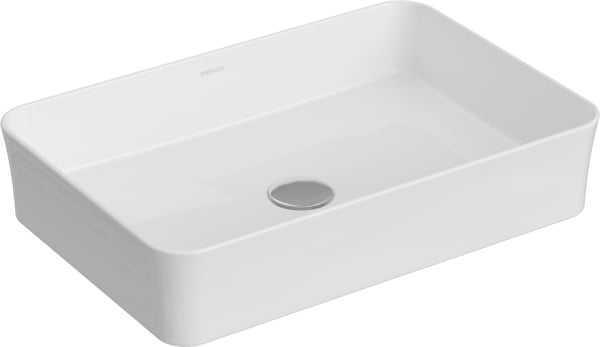 Накладная раковина Berges Ego SL 55x37 глянцевая белая