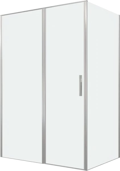Душевой уголок Allen Brau Priority 140x100, профиль серебро браш, стекло прозрачное