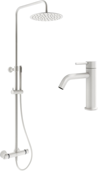 Комплект для ванной Plumberia Selection Ixo KITXO6302BO53 белый матовый